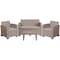 Flash Furniture 4 Piece Light Gray Outdoor Faux Rattan Set DAD-SF-112T-CRC-GG - alternate 4
